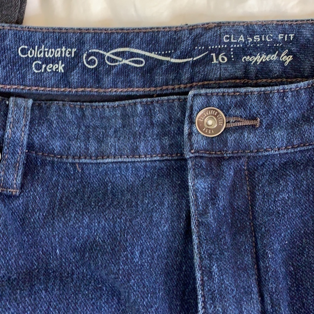Coldwater creek classic fit cropped leg pants size 16 - Picture 3 of 3